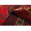 Tapis rouge Teimani 3 pi 7 po x 6 pi 7 po