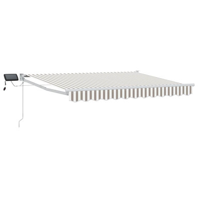 VidaXL Polyester Cover Retractable Patio Awning