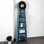 Horloge murale 77,95 "au sol - horloge à quartz verticale bleue