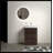 37/24 24 " W Free Standing Wall Mounted 1 Single Vanity Bathroom Vanity With Ceramic Top-97891074-97891075