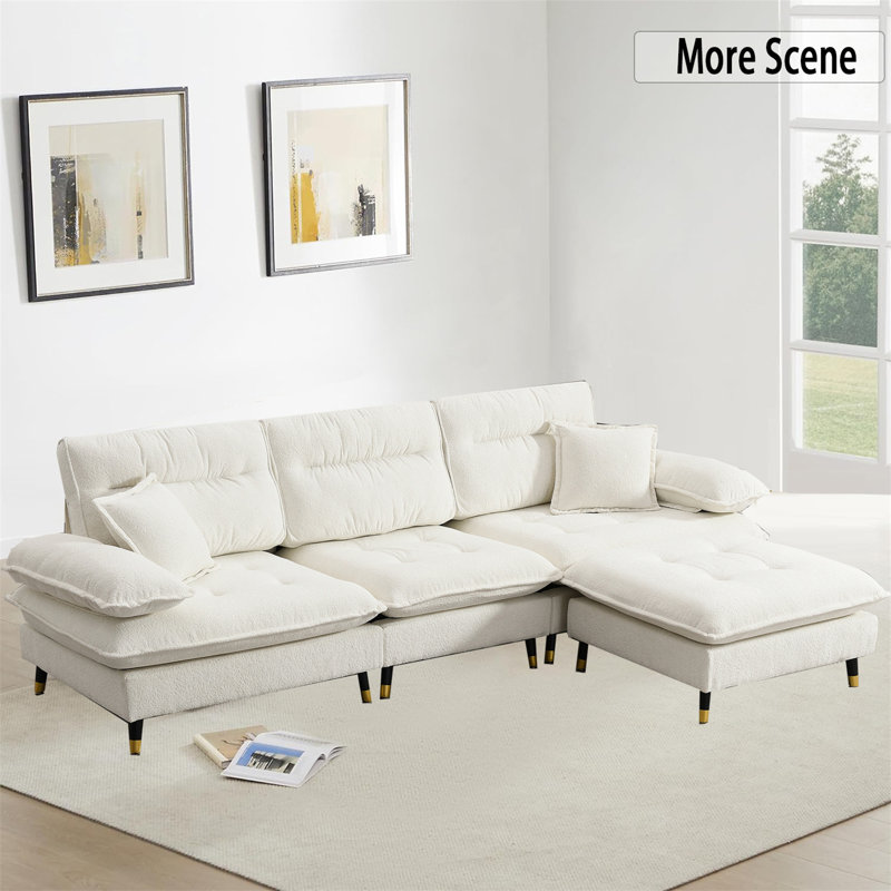 L Shaped Convertible Sectional Sofa