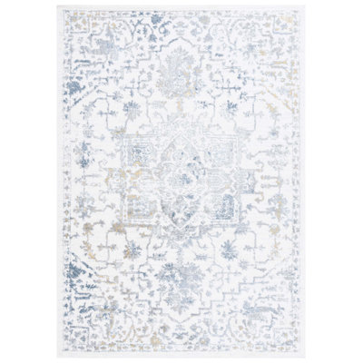 Lowrey White/Blue Rug