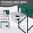 Oversized Heated Camping Chair, Portable Directors Chair With 3 Heat Levels And Side Table-911619992