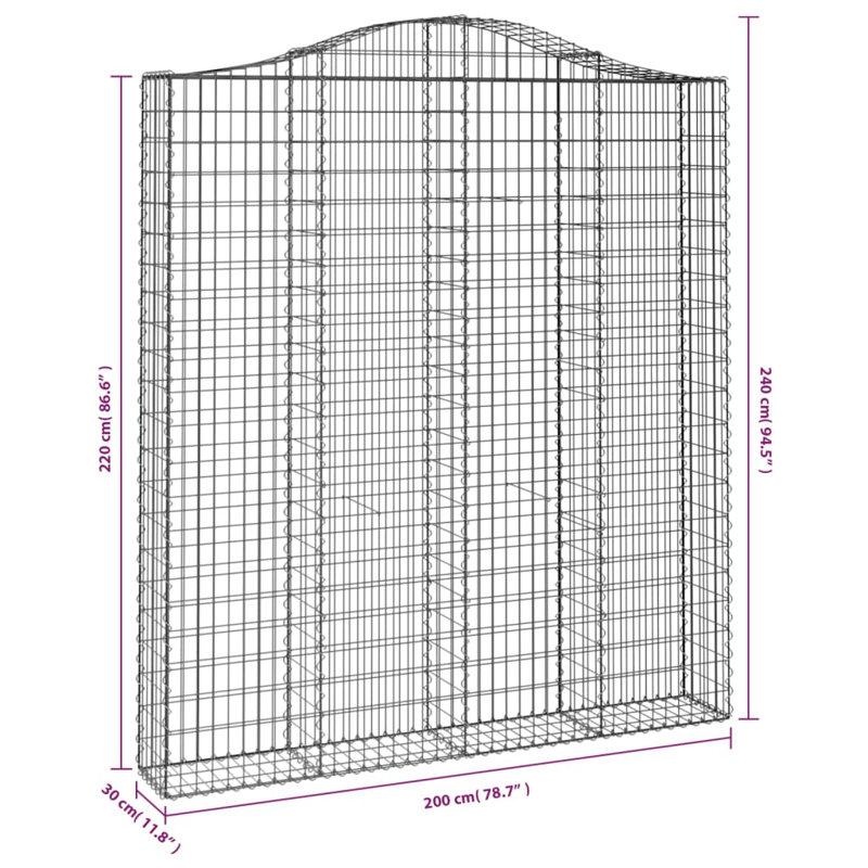 Raised Garden Bed, 240cm H x 200cm W x 30cm D