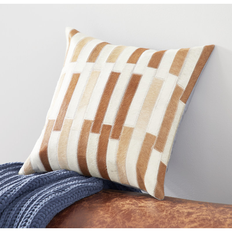 Coussin décoratif Glenlee, Brun