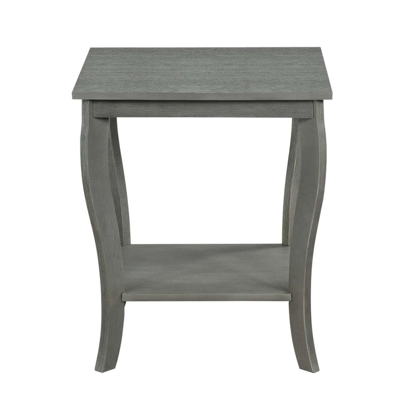 Table de bout avec rangement, Gris
