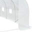Aaliegha Walk-In Polytunnel Greenhouse Door & Windows 3.5 x 3 x 2m White
