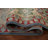 Blue Geometric Kazak Oriental Area Rug