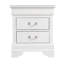 Table de chevet blanche élégante-1856315567