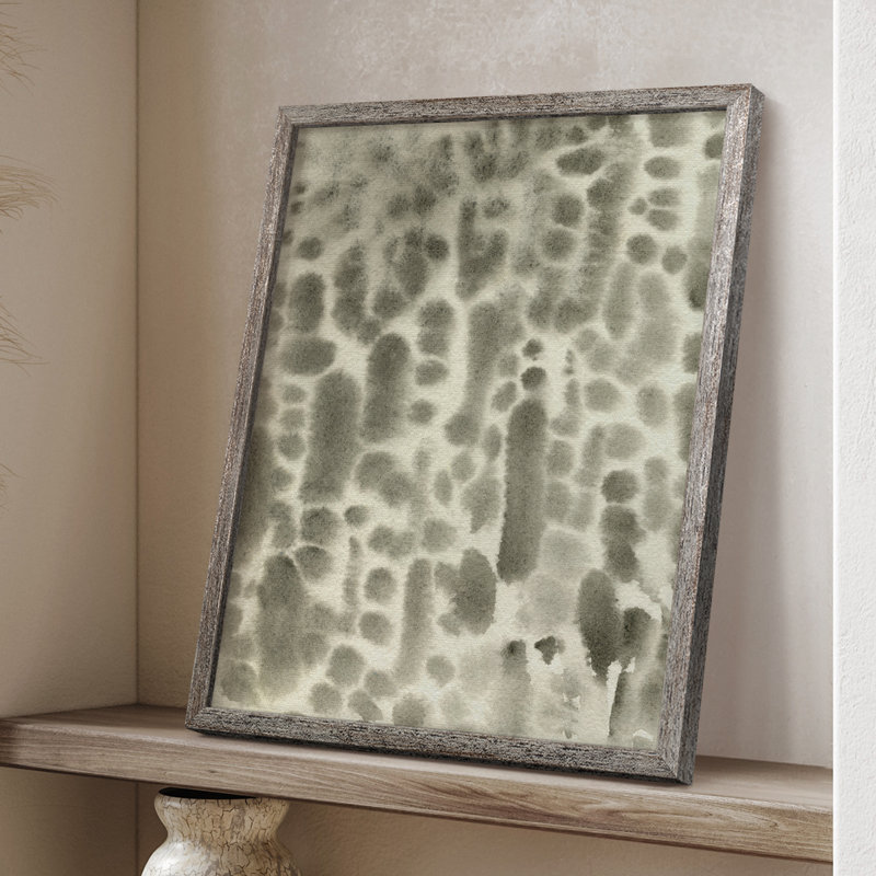 Watercolor Metric I, reproduction encadrée - bois massif, H 11 po x l 9 po