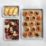3-Piece Brilliant Bakeware Nonstick Sheet Pan Set; Half, Quarter, Eighth Sheet