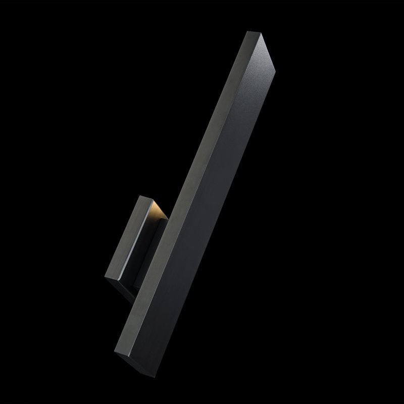 Stag LED Wall Light, Black, 18" H x 4.5" W x 2.5" D, 3000K