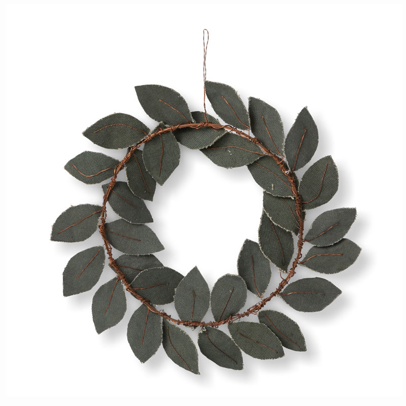 Couronne de feuille d’olive recyclée