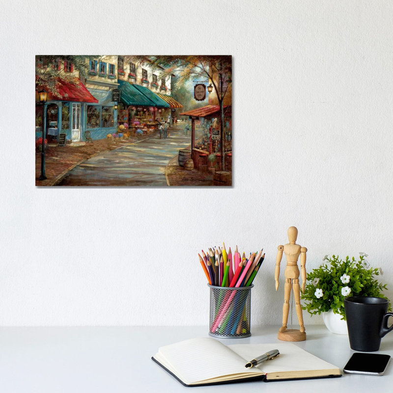 Romantic Interlude by Ruane Manning - Print on Canvas, Wrapped Canvas, 20.32 cm H x 30.48 cm W