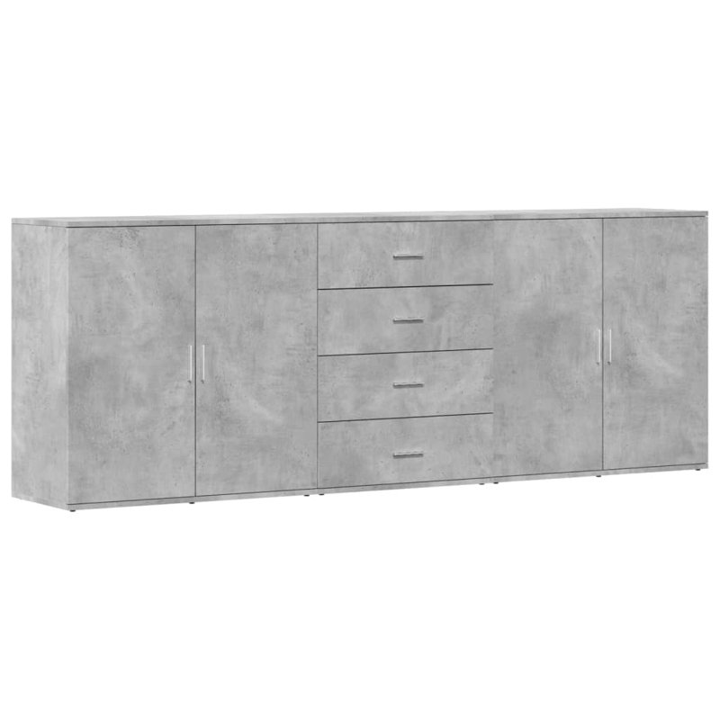 Aitiana 79cm Sideboard, Concrete Grey