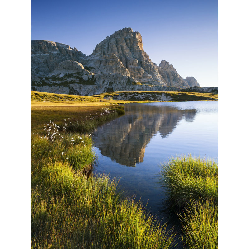 Dolomites, Italy, Langlahn Spitze Sunrise Print by Frank Peters, No Mat, Black Framed Canvas, 25" H x 19" W x 2" D