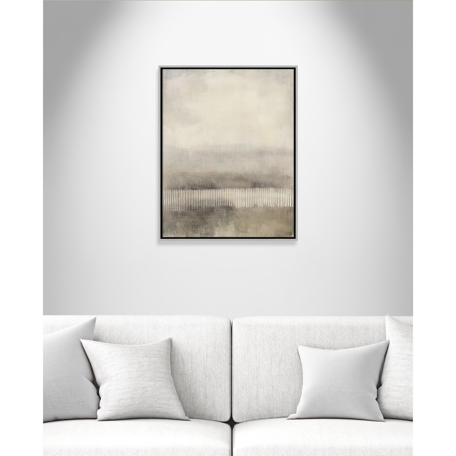 Balanced Silence I Print by Irena Orlov, 29.5" H x 23.5" W, Silver Floater