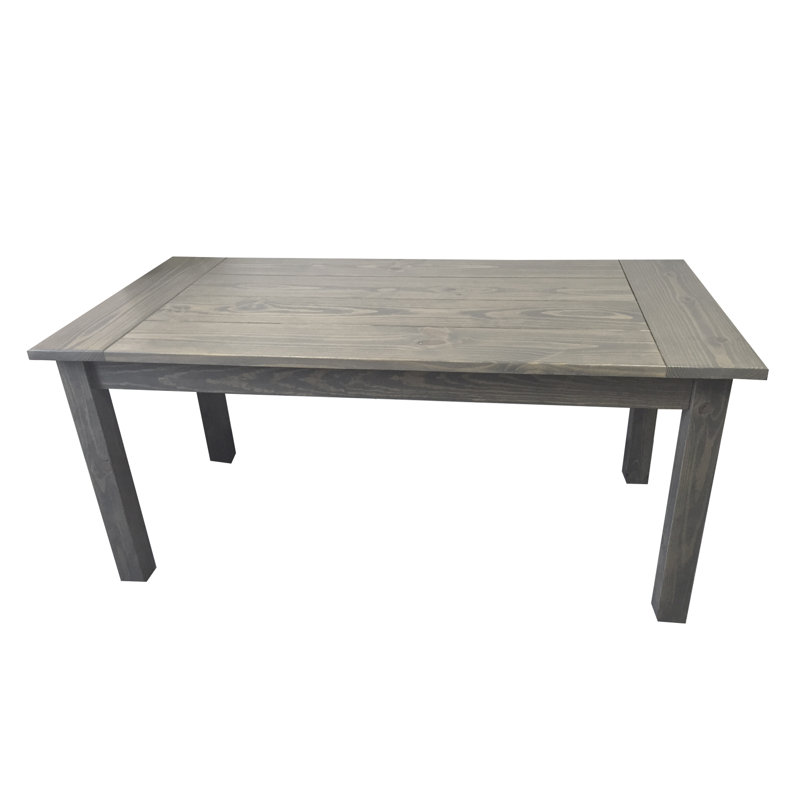 Ariana Pine Solid Wood Dining Table, 30" H x 48" L x 34" W