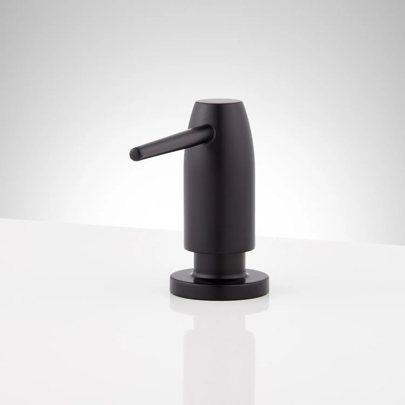 Kitchen Soap or Lotion Dispenser, Matte Black