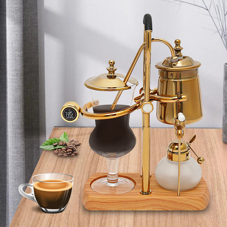 Vintage Belgian Belgium Balance Syphon Coffee Maker Luxury Royal Siphon Brewer DALELEE
