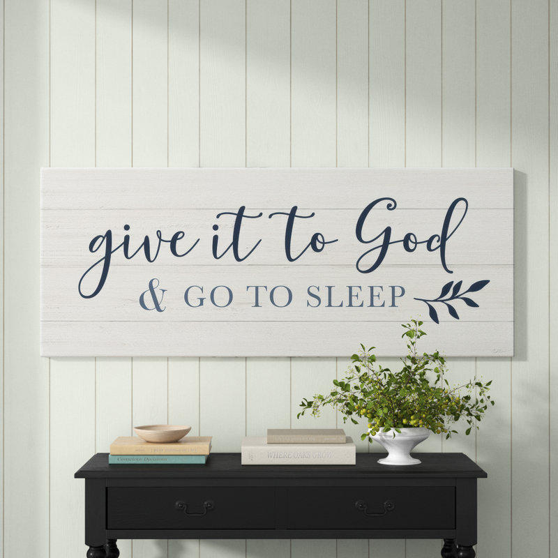 « Give It To God », H 24 po x l 60 po x P 1,5 po