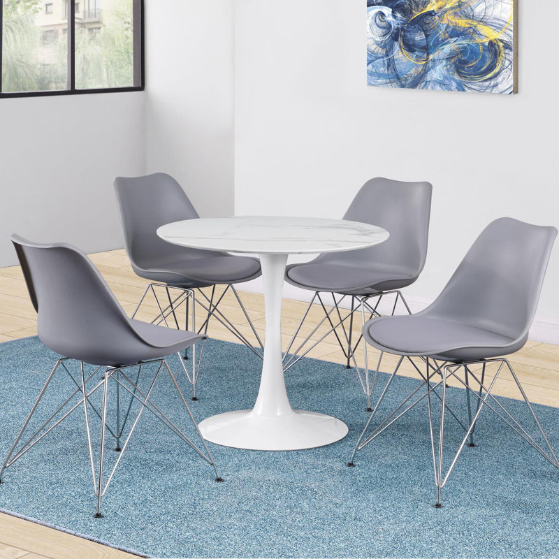 Table de salle à manger Noreeta, H 30,25 po x L 30,4 po x l 30,4 po