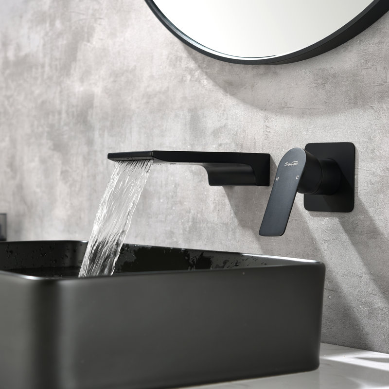 Single-handle Bathroom Faucet, Black