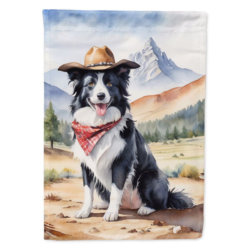Drapeau Cowboy Welcome House, Border Collie