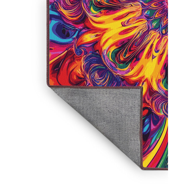Psyche Wave Rug, Rectangle 4' x 6'