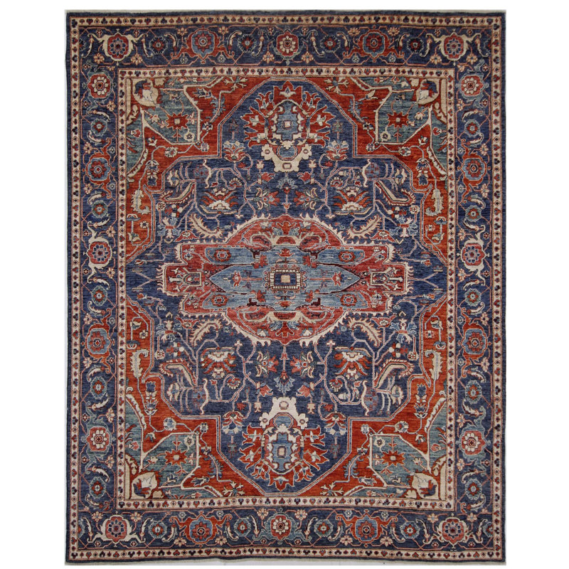 One-of-a-Kind Rectangle 7'10" X 9'10" Hand Knotted Area Rug
