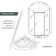 36.5" W X 36.5" D X 72" H Neo-Angle Shower Enclosure With Base
