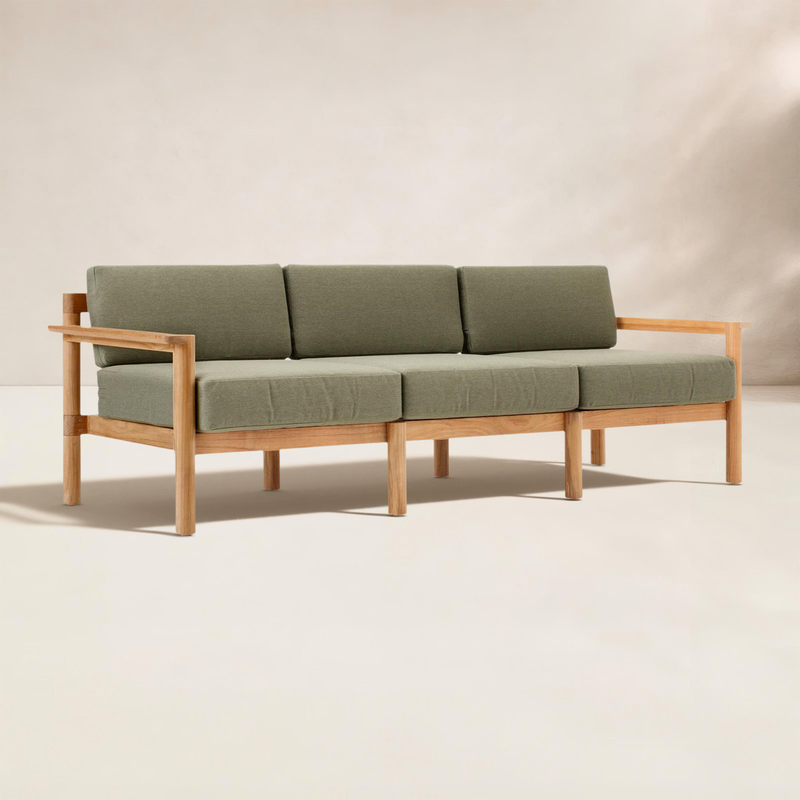 Haven 90" Sunbrella® Patio Sofa, Sunbrella Leaf