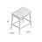 Kathryn 27" Big And Tall Stool-460002697