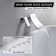 Bathtub Faucet Wall Mount, Waterfall Tub Faucet with Single Handle with Left-Handed