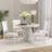 4 - Person Extendable Pedestal Dining Set-486681119