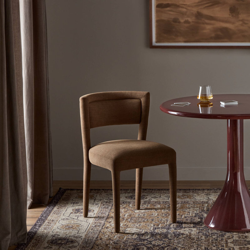 Beverly Dining Chair-Crypton Wayfarer Snow, Crypton Nomad Mushroom