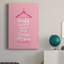Beauté en rose, toile tendue avec châssis de qualité supérieure - prête à être accrochée-1373033967