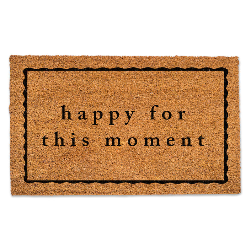 Tapis de porte «Happy for This Moment»