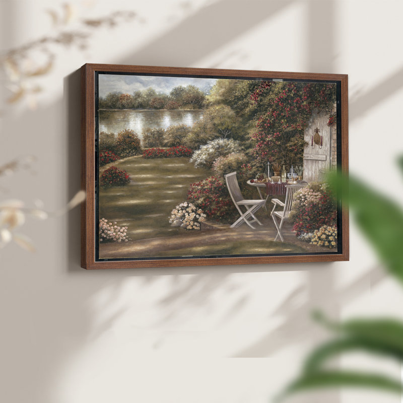 Laura's Place - Reproduction encadrée - Restickable, Noyer, H 16 po x l 20 po