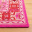 Tapis rouge en laine touffeté à la main Blokzjil-29151531