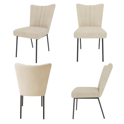 Daina Modern Kitchen Dining Chairs, Upholstered Dining Chairs, Conference Chairs (4 Chairs)