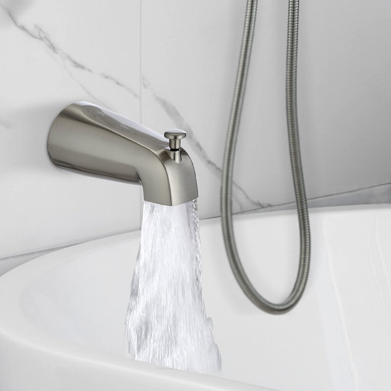 Tool-Free Shower Combo 7-Spray 1.8GPM, Brushed Nickel