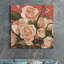 « rose enchevêtre ii »-reproduction d’art sur toile tendue-74068381