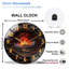 Horloge murale Volcano Lava Rock