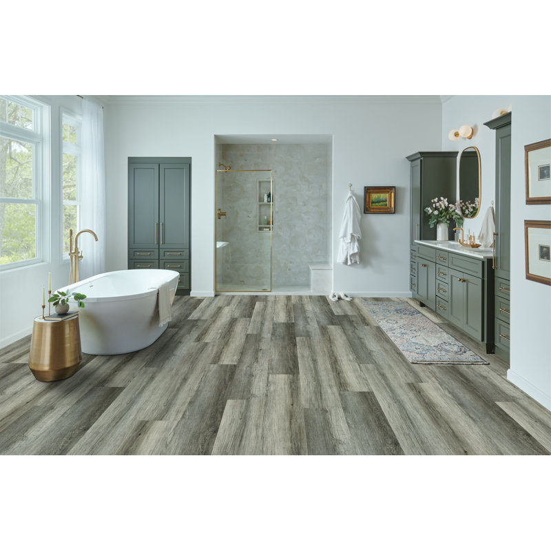 Lutea™ Paradise 5.5mm Thick 8.9'' W x 60'' L Vinyl Plank, Quiet Beige