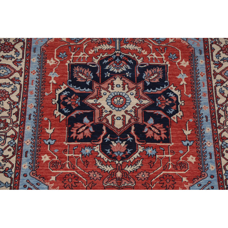 Geometric   Oriental Area Rug 5x7