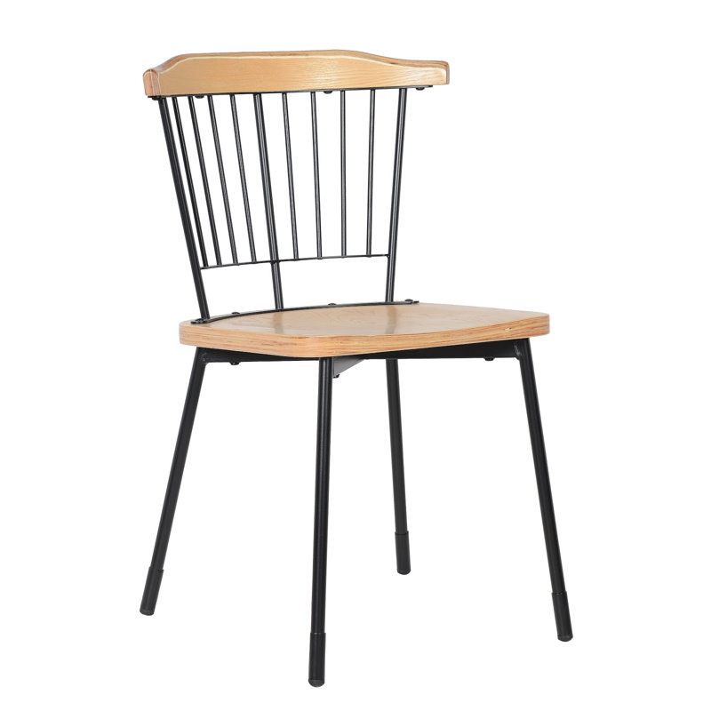 17.91'' H Upholstered Side Chair, Natural