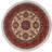 Madeeha One-of-a-Kind 4'9" x 4'11" Area Rug in Red
