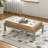 Izaic 48.4" Rectangle Tufted Upholstered Cocktail Ottoman-110432737