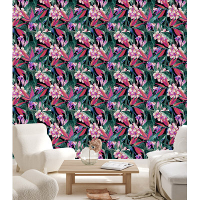 25" W Peel and Stick Wallpaper Tile